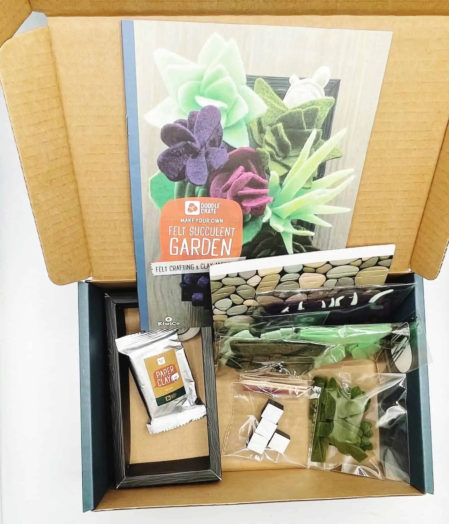Kiwico Doodle Crate Review of the Felt Succulent Garden