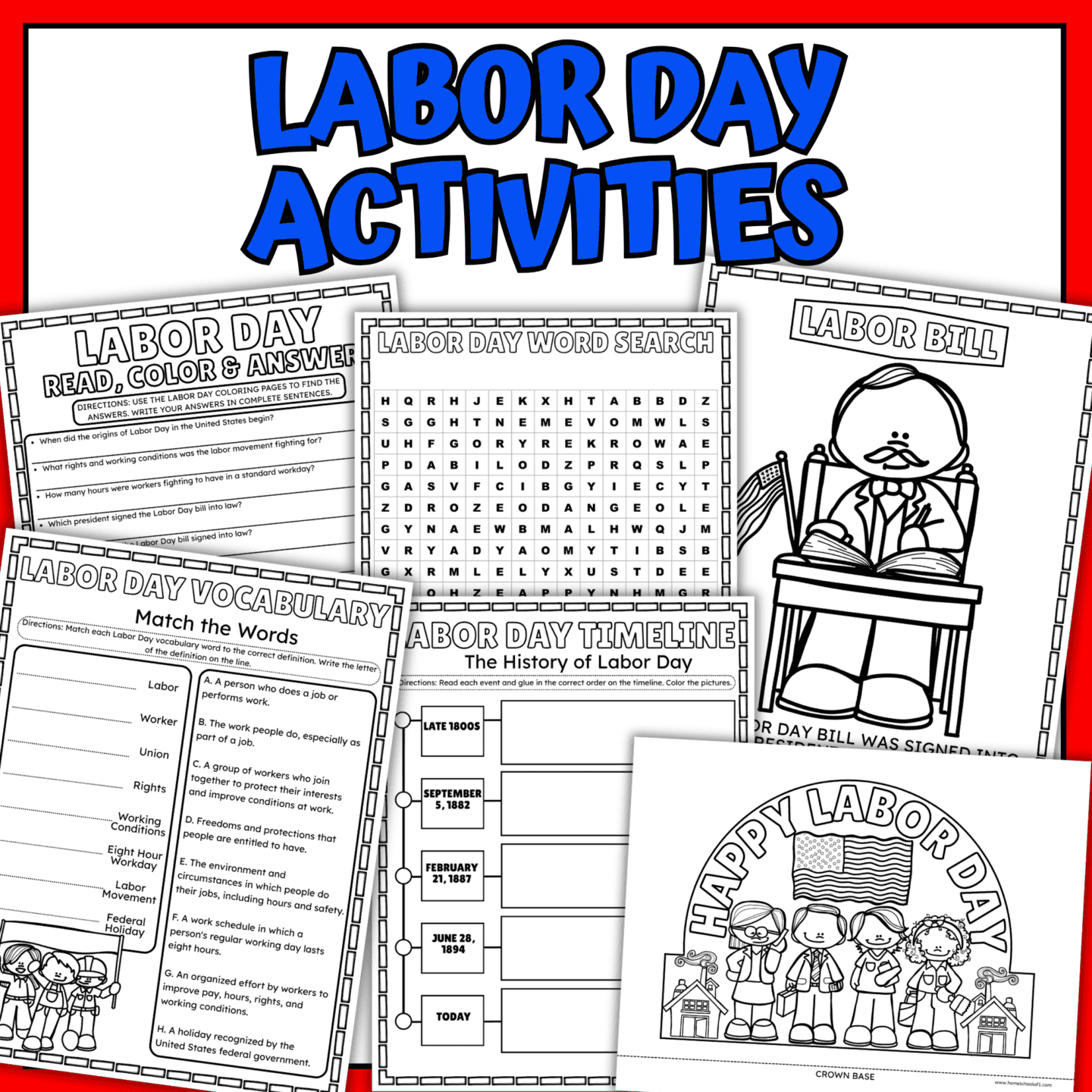 labor day activities for kids