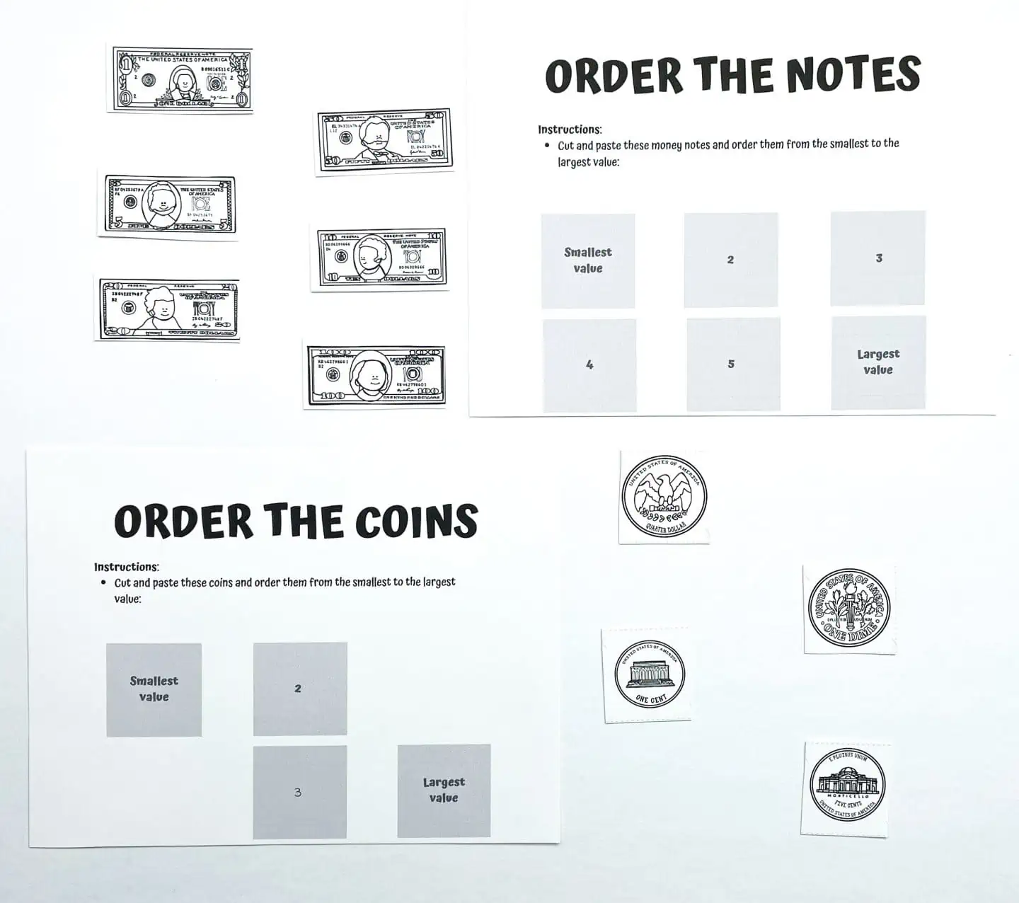 money worksheets beginners money worksheets for kids