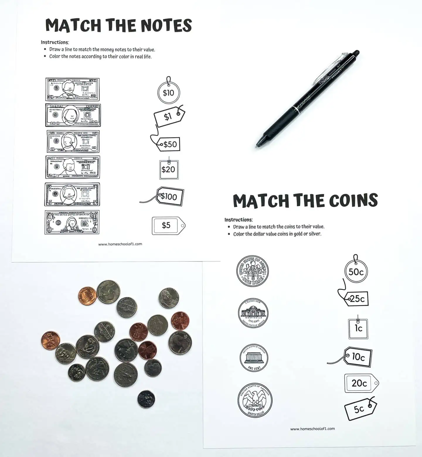 money worksheets beginners money worksheets for kindergarten