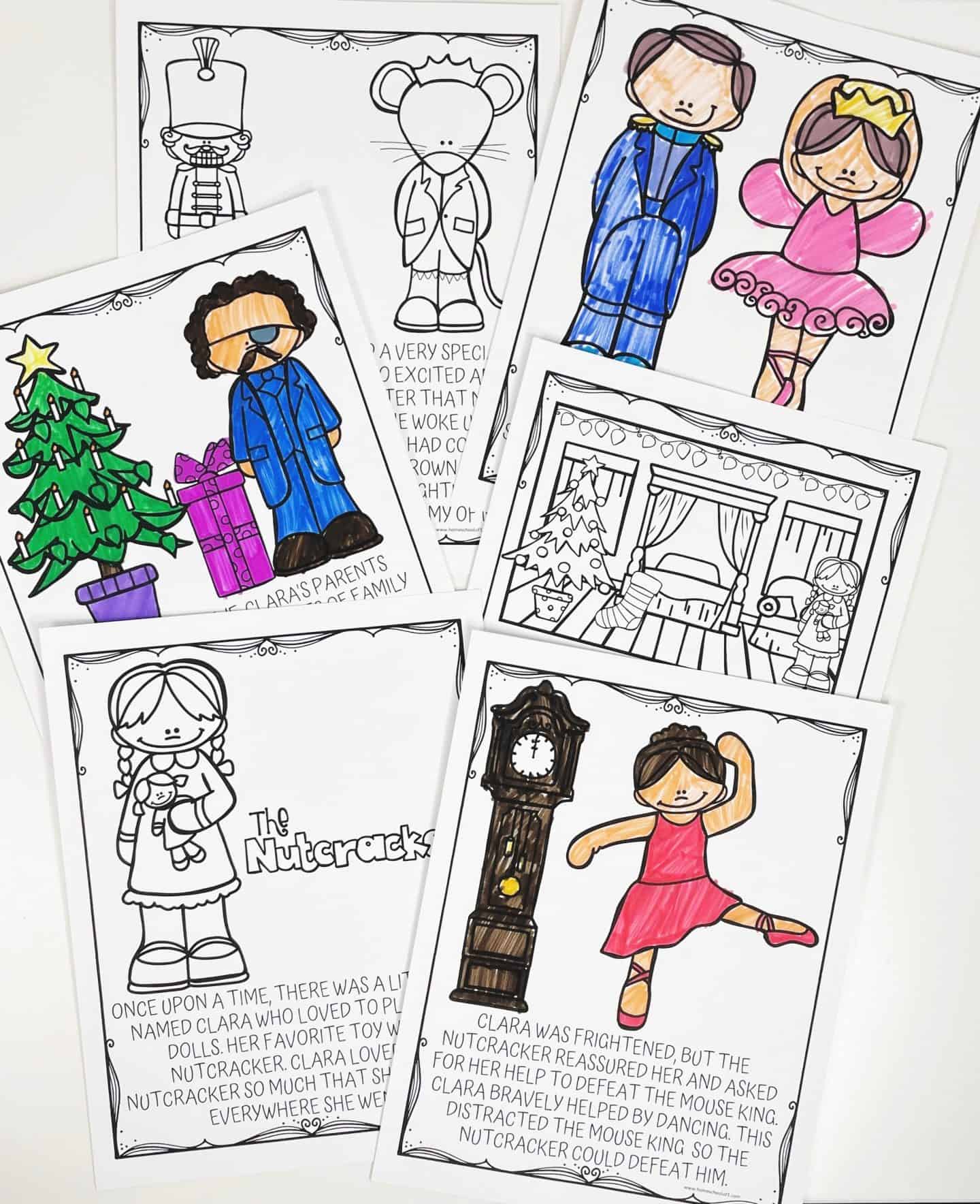 nutcracker ballet coloring pages