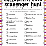 photo scavenger hunt for halloween
