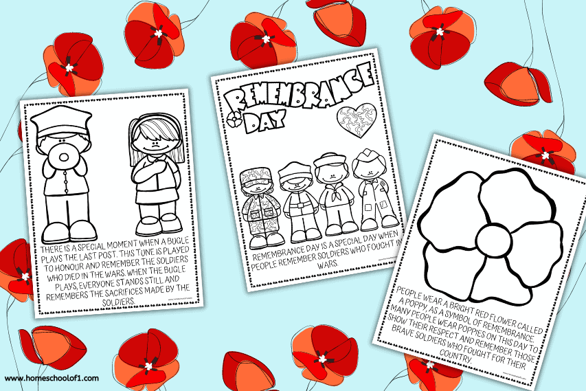 remembrance day coloring sheets