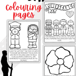 remembrance day colouring pages