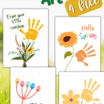 spring handprint art