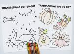 4 Free Thanksgiving Dot to Dot Printables - Homeschool of One