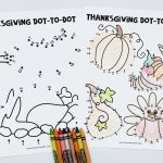 thanksgiving dot to dot printables