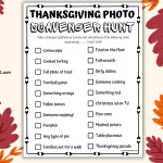 thanksgiving photo scavenger hunt printable