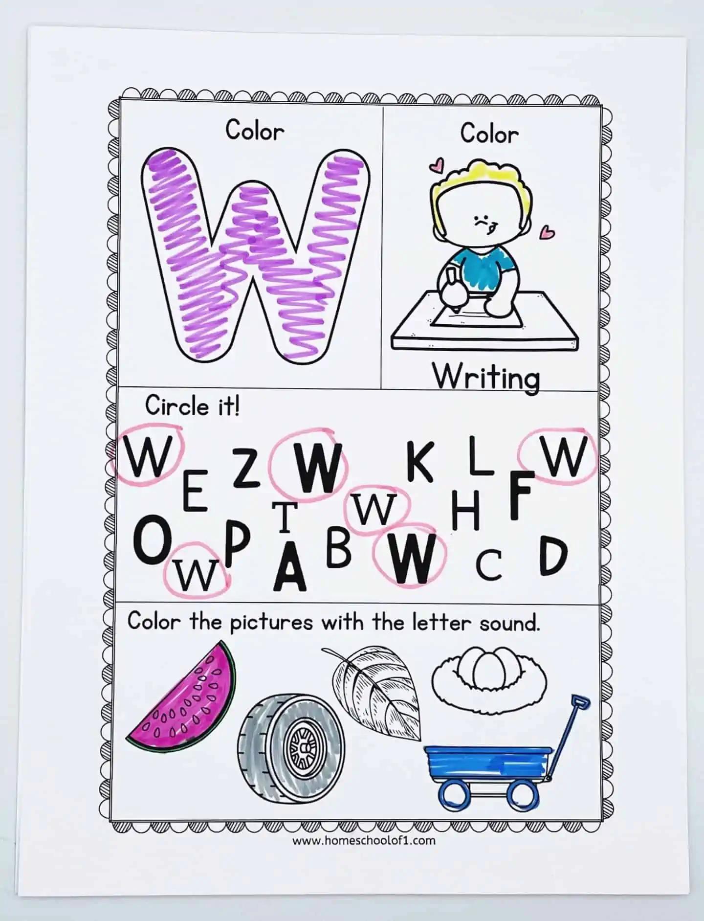 valentine alphabet