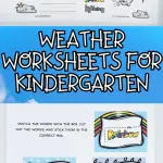 8 Free Weather Worksheets for Kindergarten