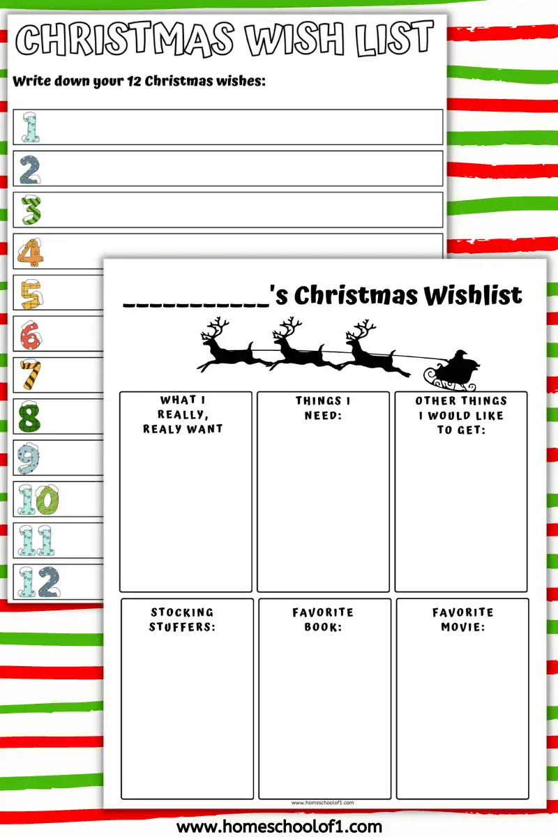 santa wish lists