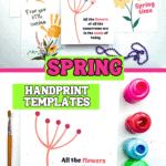 spring handprint art