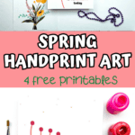 spring handprint templates
