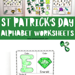 st patrick's day alphabet worksheets