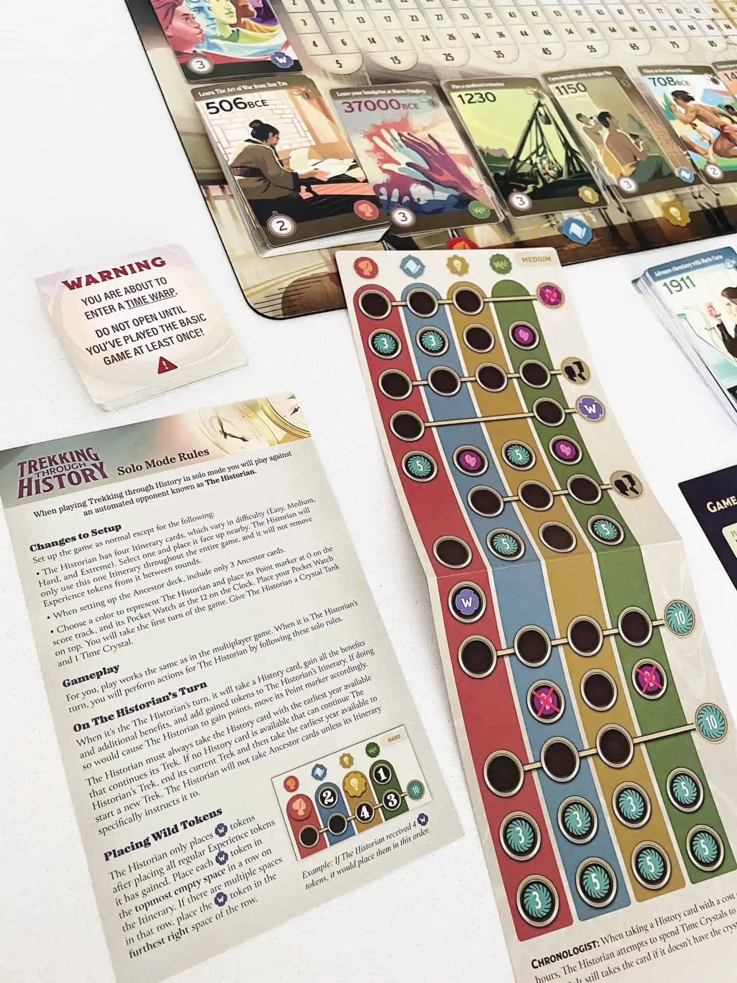 trekking through history board game