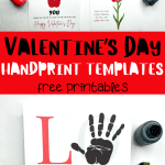 valentine's day handprint templates free printables