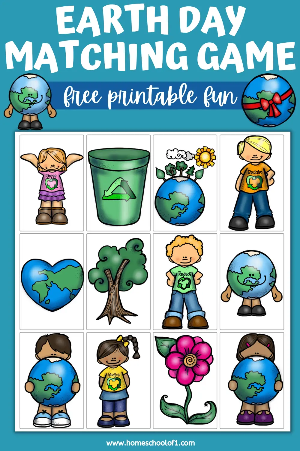 Earth Day memory game