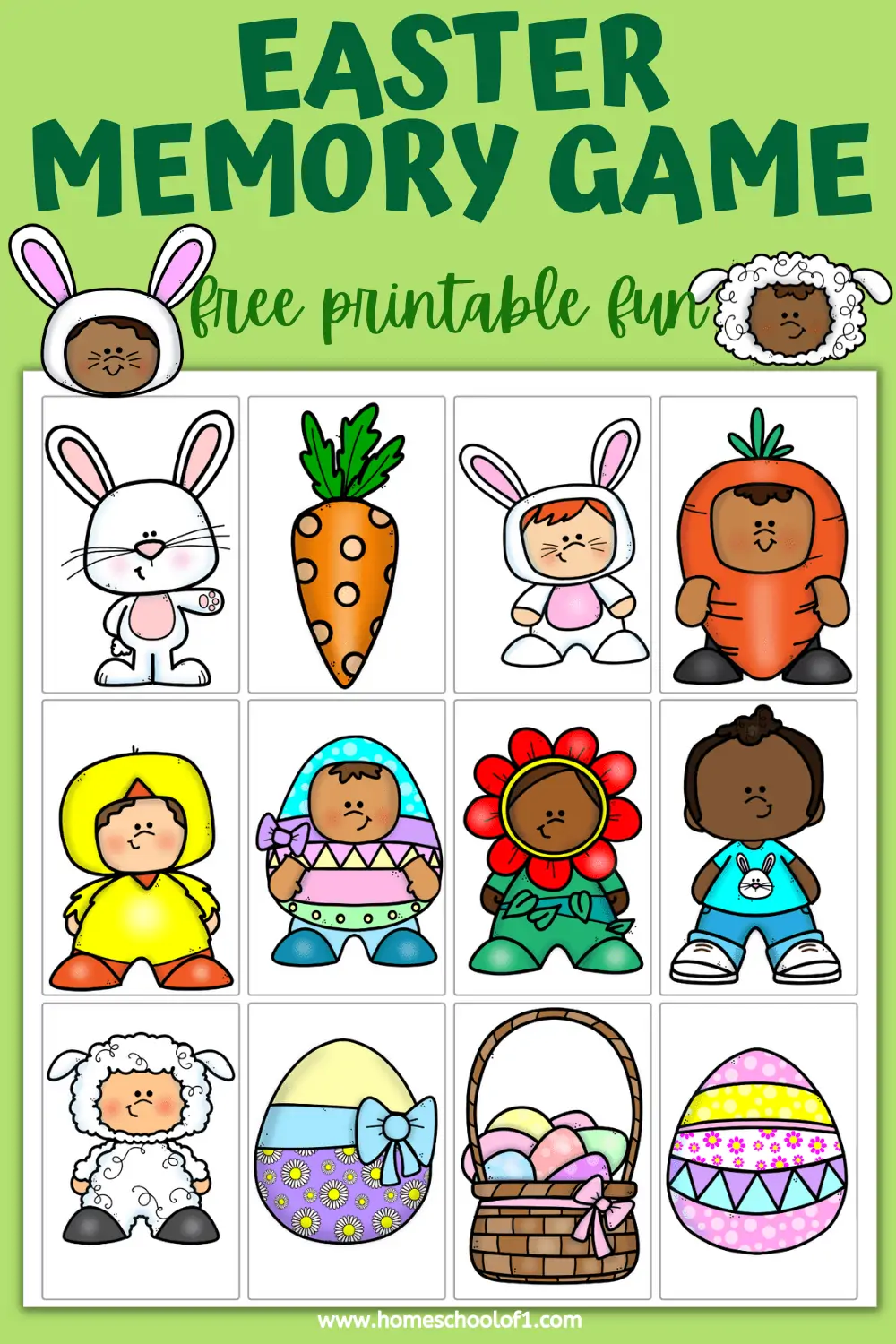 Easter memory game