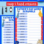 FATHER'S DAY WORD SCRAMBLE