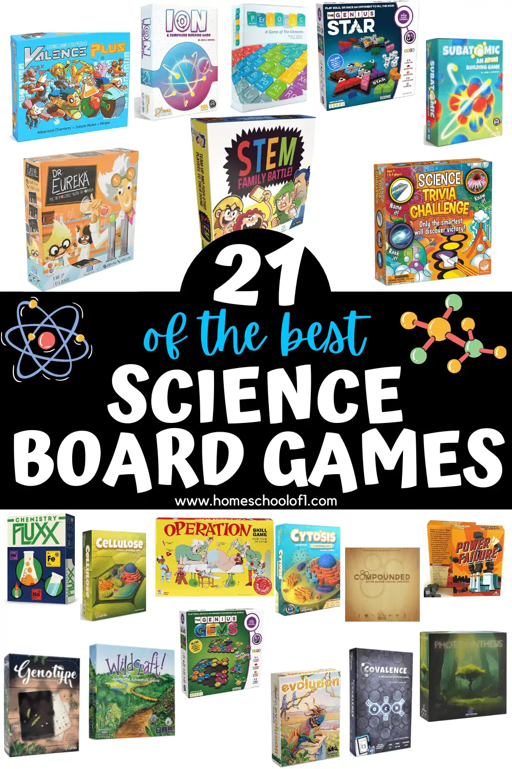 21 BEST SCIENCE BOARD GAMES