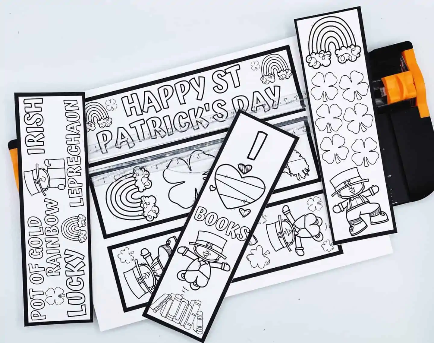 St Patricks Day bookmark
