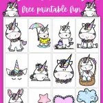 Unicorn matching game