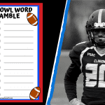 WORD SCRAMBLE SUPER BOWL