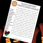 black history month word search