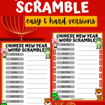 chinese new year word scramble
