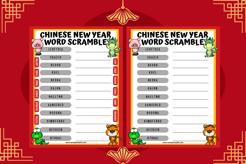 chinese new year word jumble answer