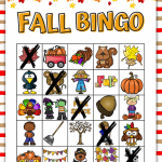 fall bingo fun