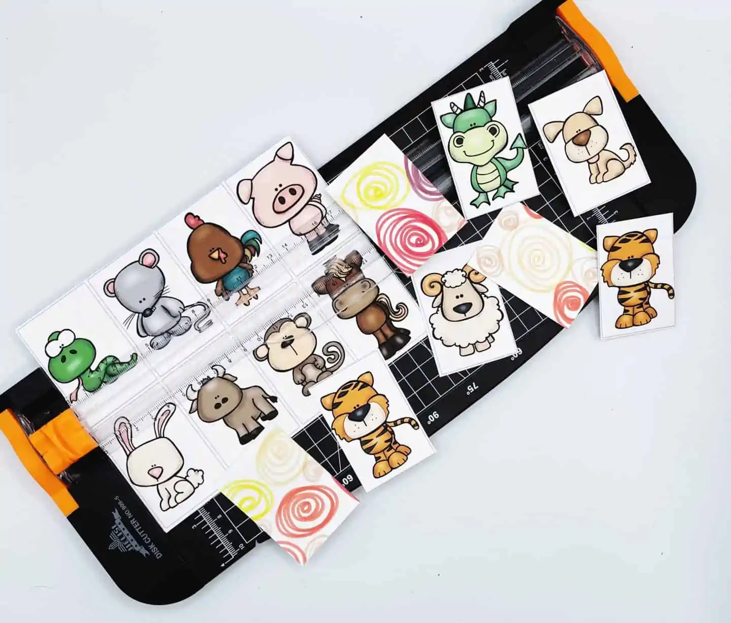 cutting with a paper cutter the free chinese new year matching game