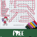 free printable elf on the shelf word search