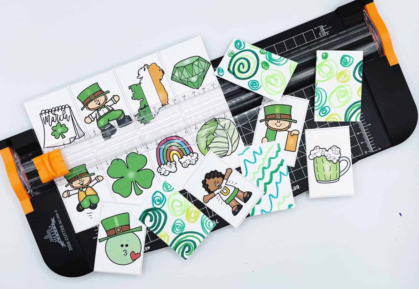st patricks day memory printable game