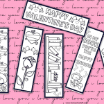 valentines day bookmarks