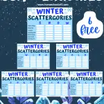 winter scattergories