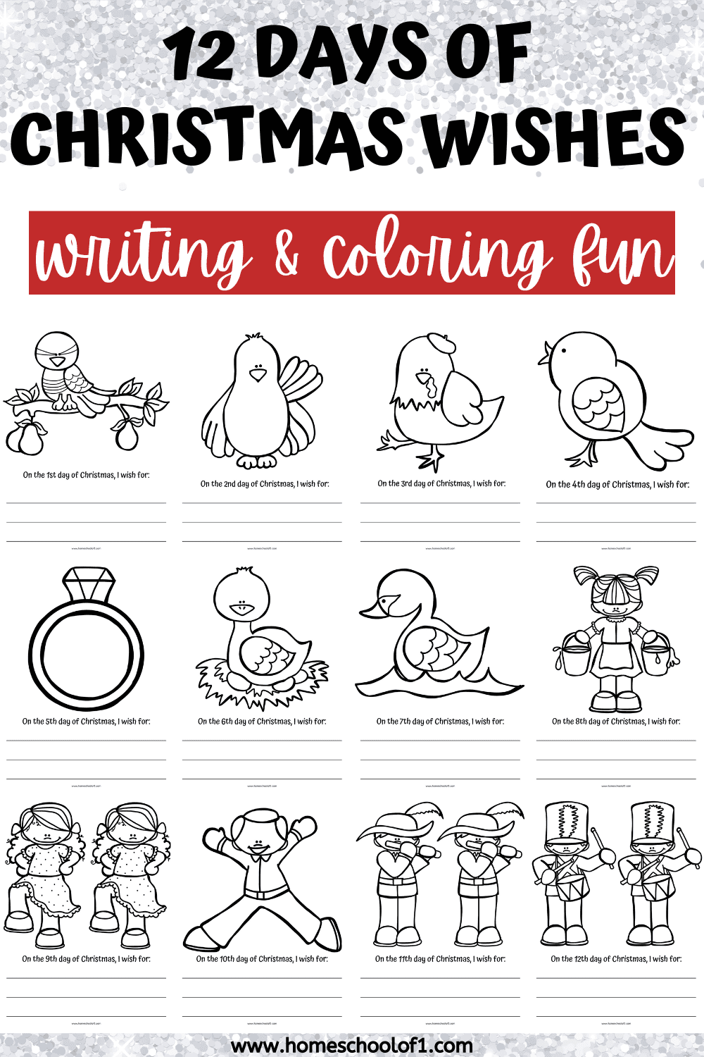 12 Days Of Christmas Writing Prompts Free Printable 12-days-of-christmas-writing-prompts-free-printable