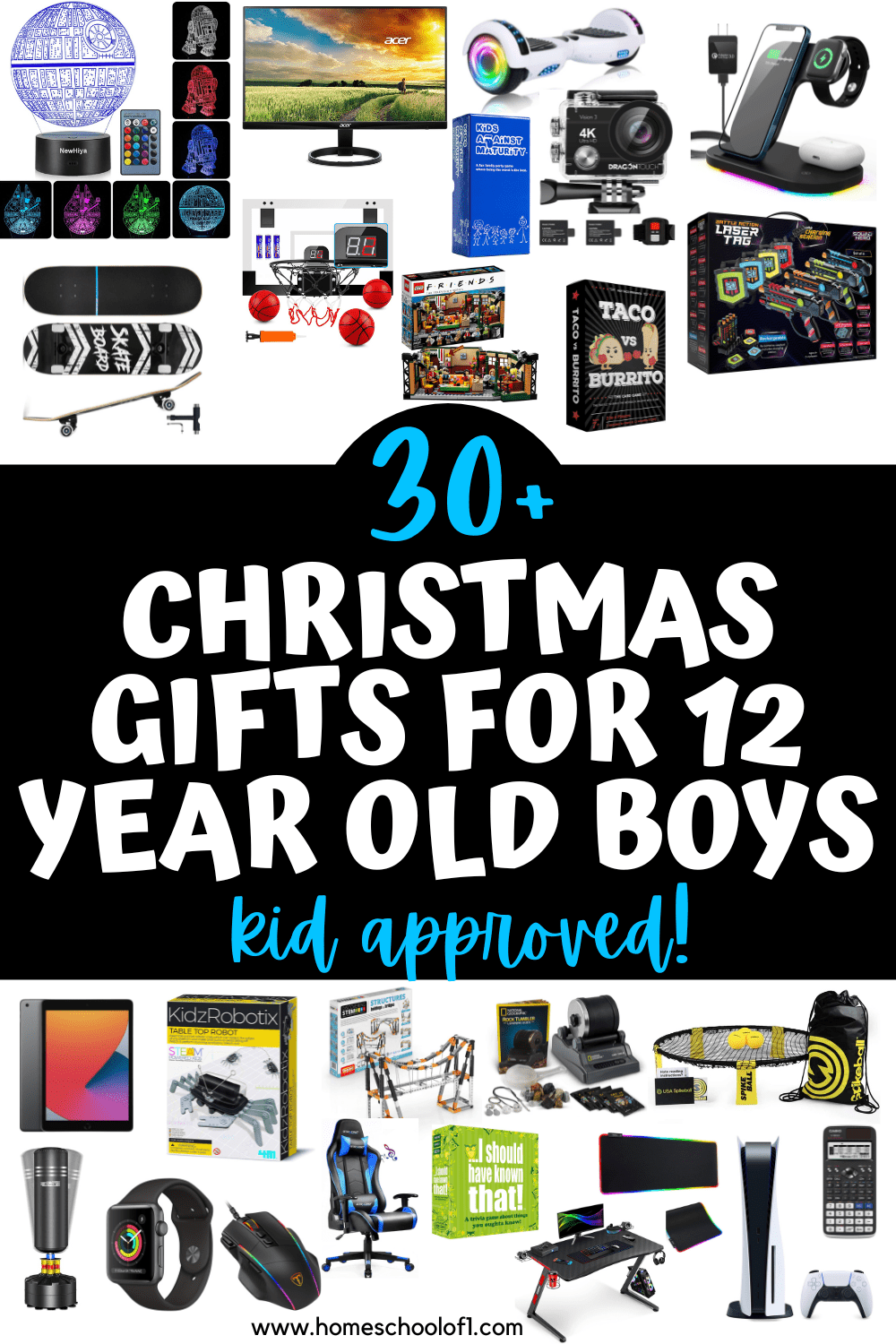 gifts for 12 year old boys