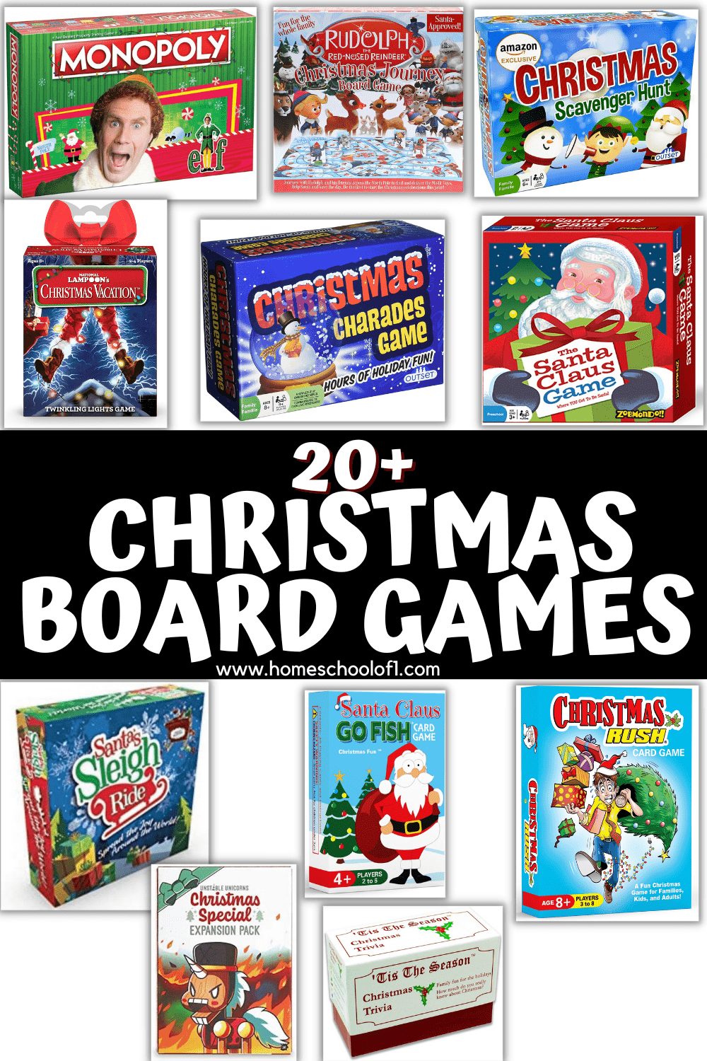 Christmas board games