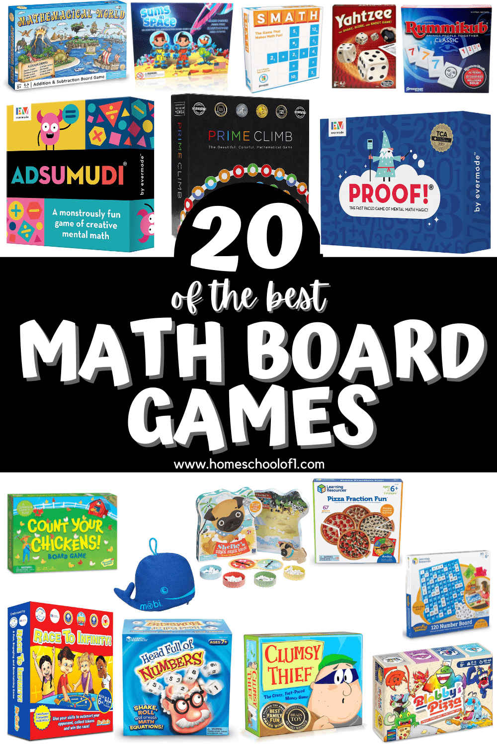 math board games for kids of all ages