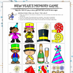 NEW YEARS MATCHING GAME