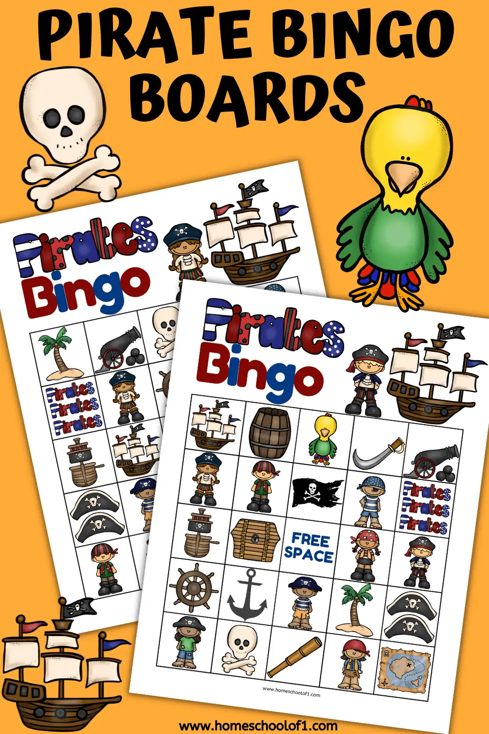 PIRATE BINGO PRINTABLE