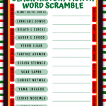black history word scramble easy