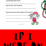 if i were an elf writing template