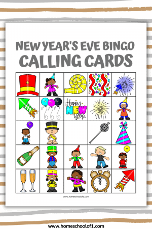 New Year's Eve Bingo Printable - Homeschool of 1