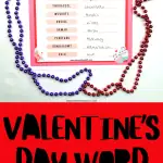 valentine's day word scramble printables