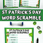 st. patrick's day word scramble printable