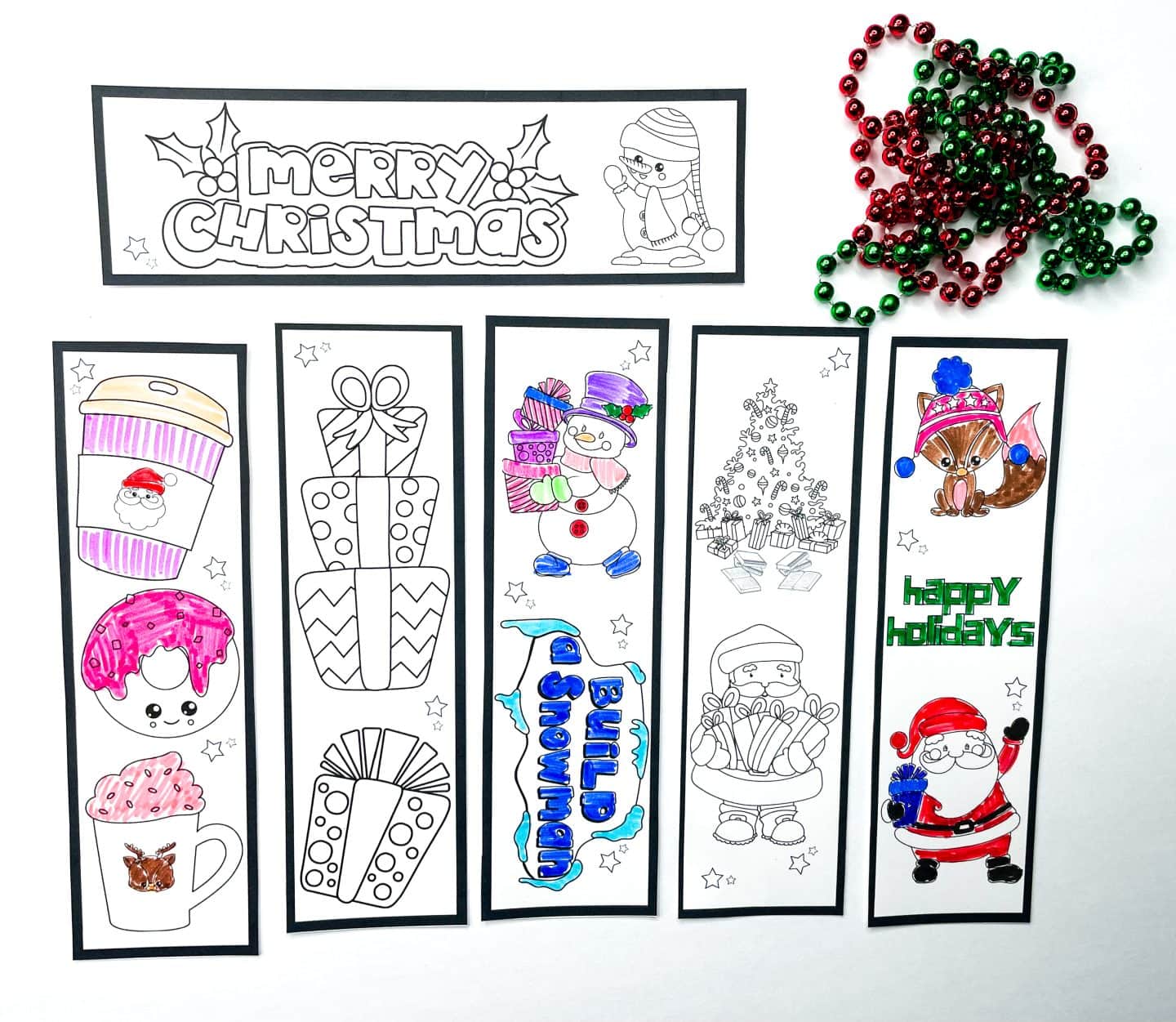 CHRISTMAS BOOKMARK PRINTABLE