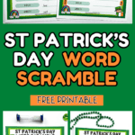 st patrick's day word scramble