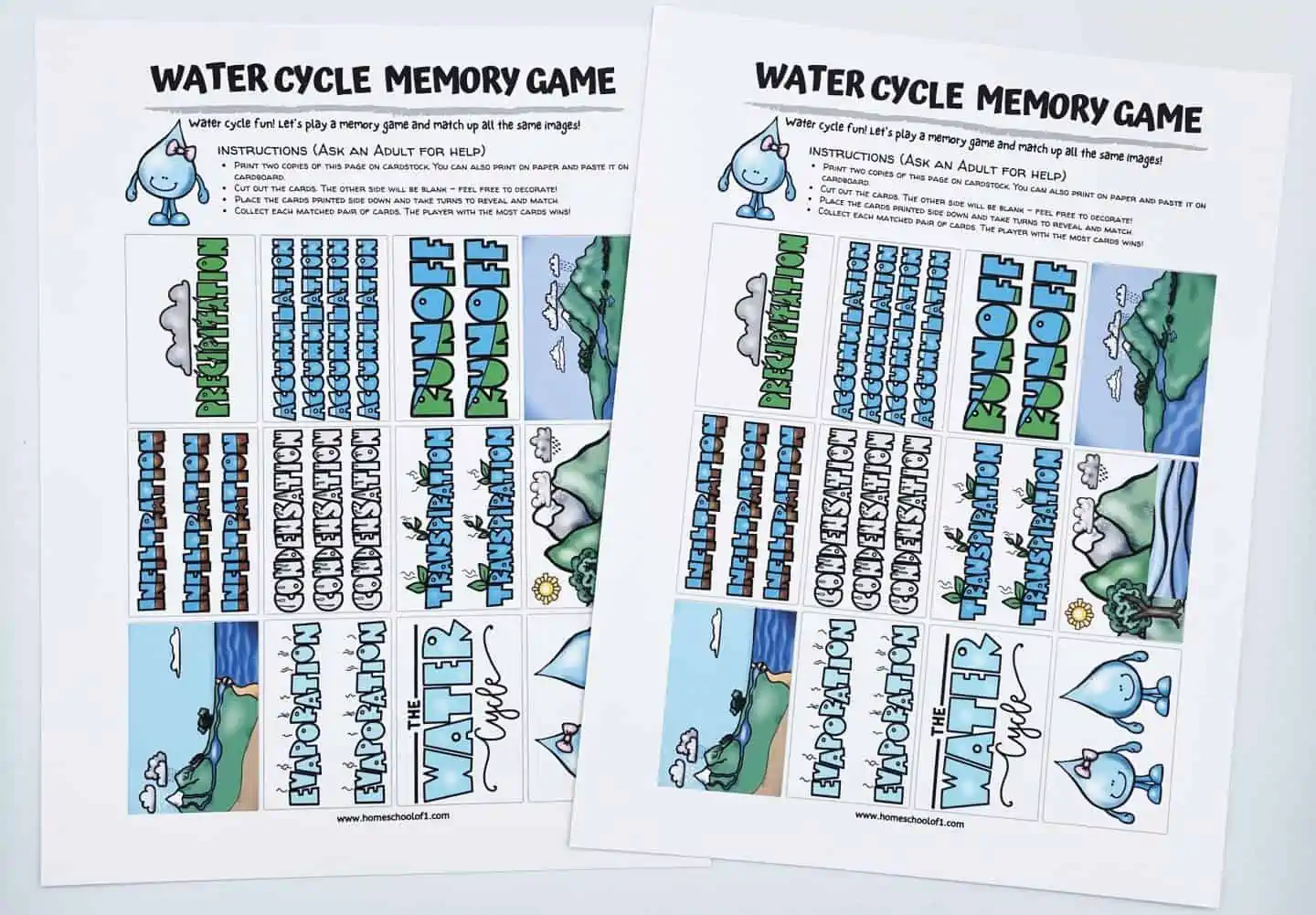 WATER CYCLE GAME